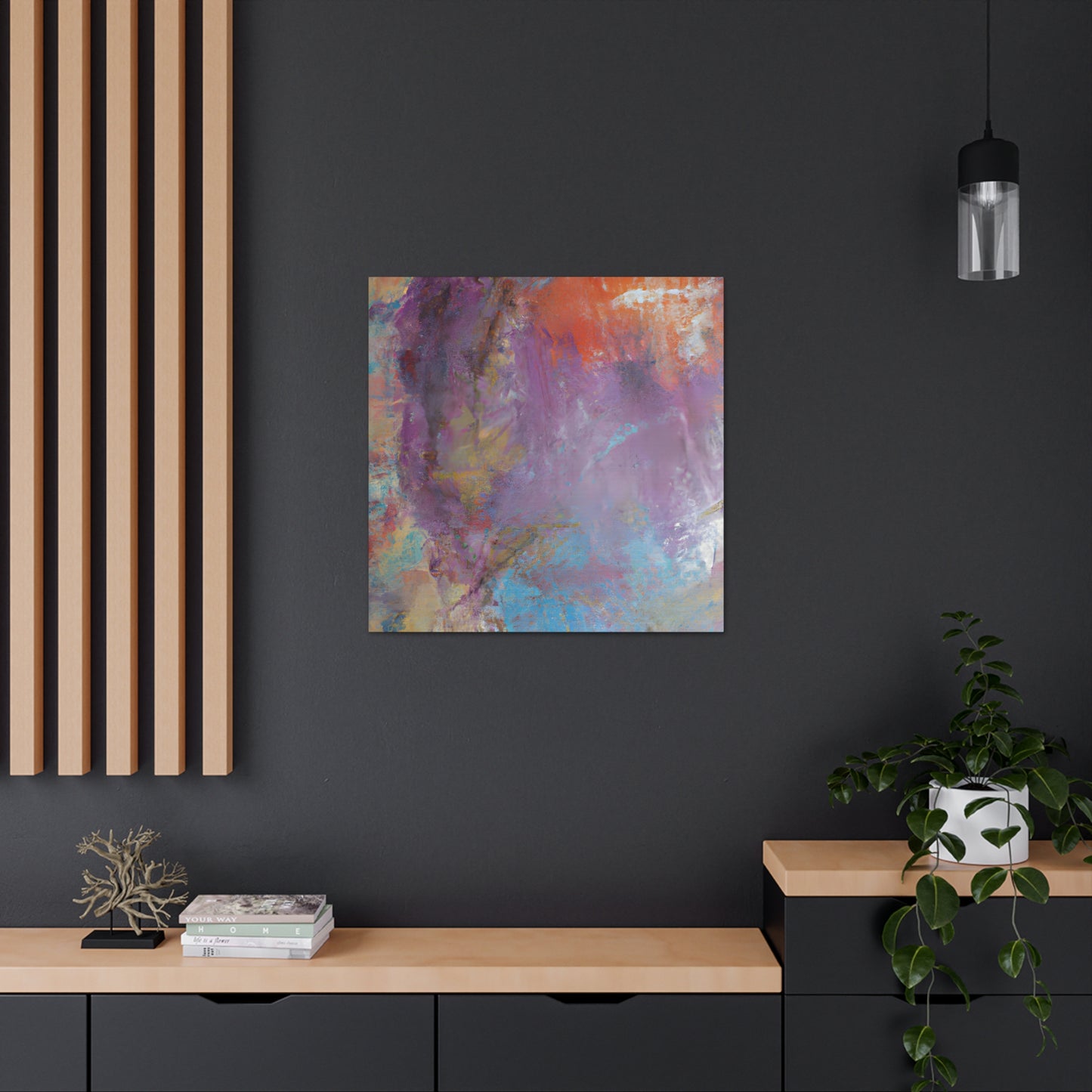 Mystical Reflections of Dawn. - Canvas