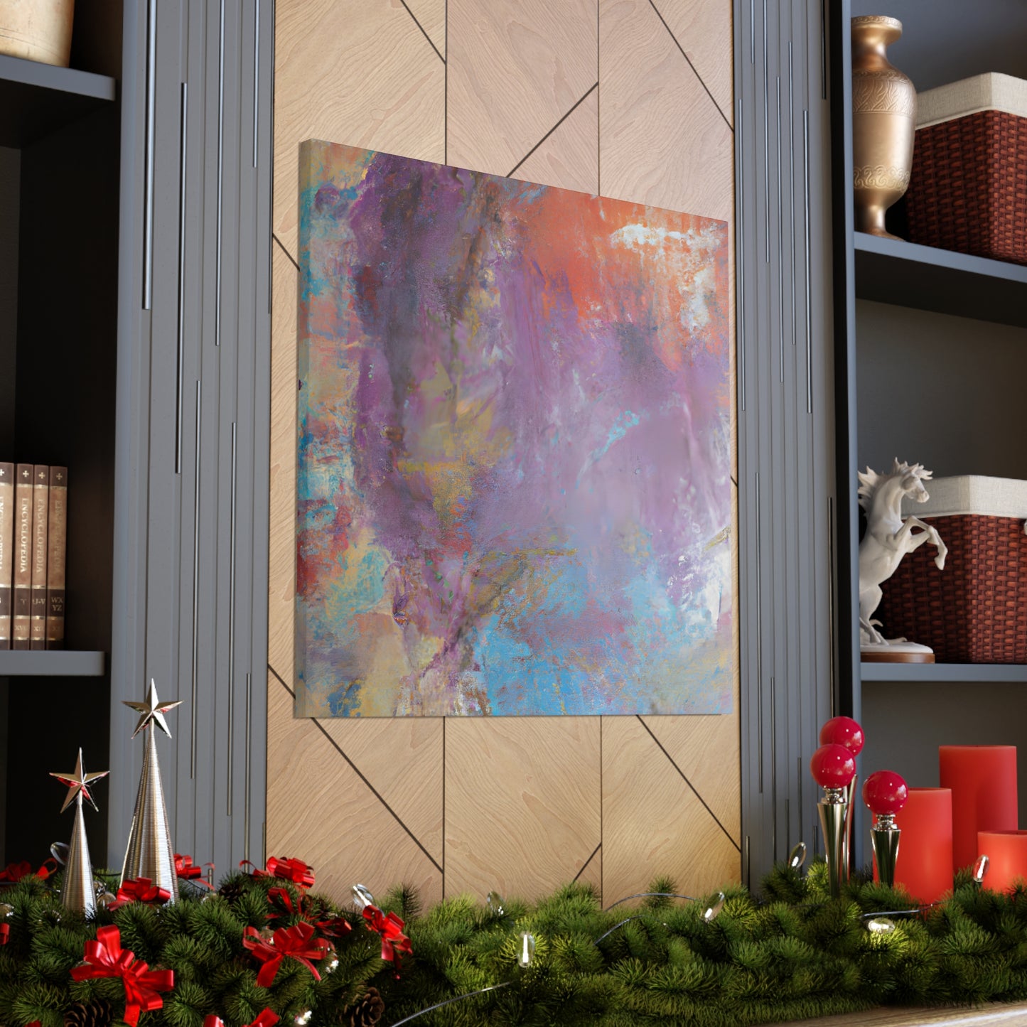 Mystical Reflections of Dawn. - Canvas
