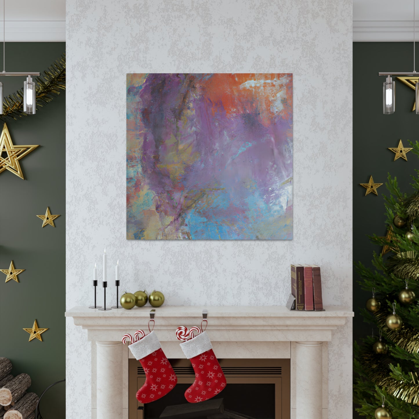 Mystical Reflections of Dawn. - Canvas