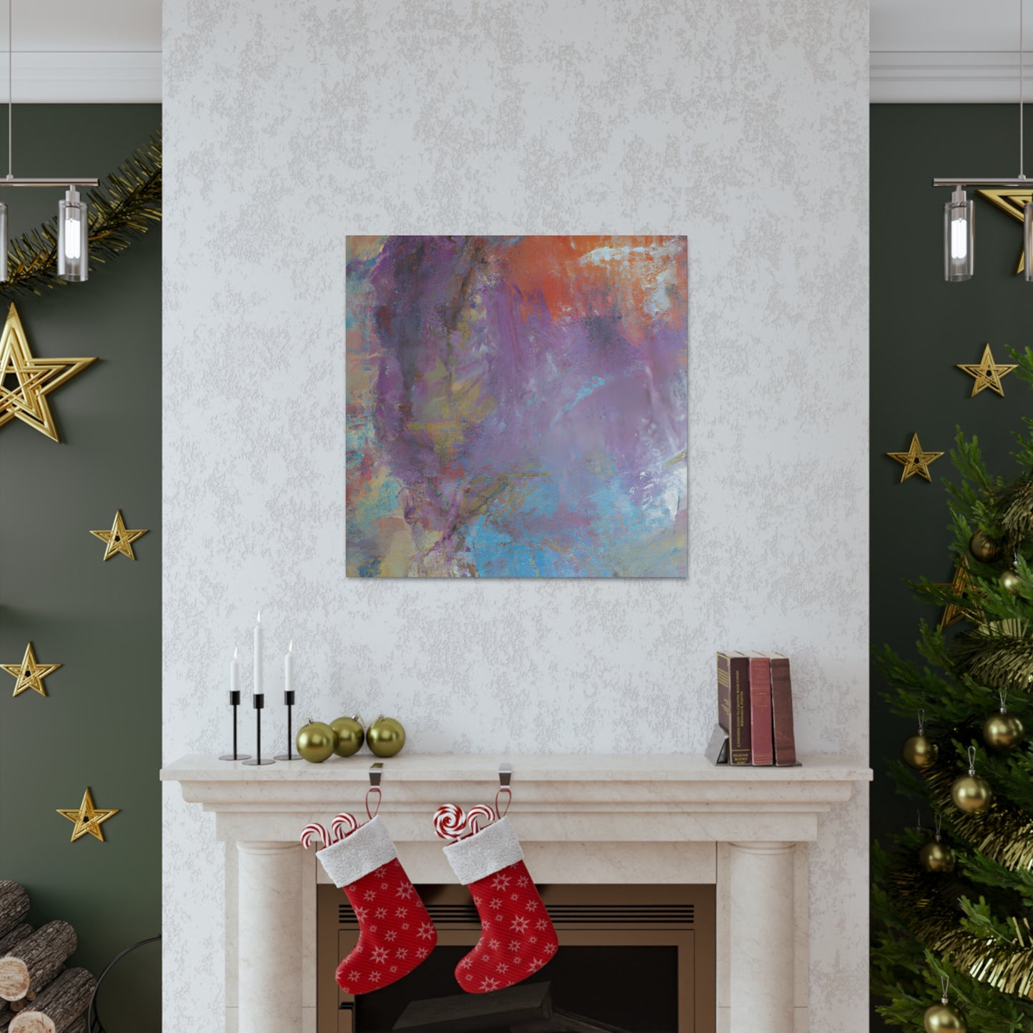 Mystical Reflections of Dawn. - Canvas