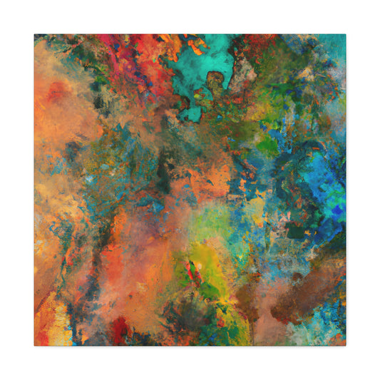 Nightswirl Reflection. - Canvas