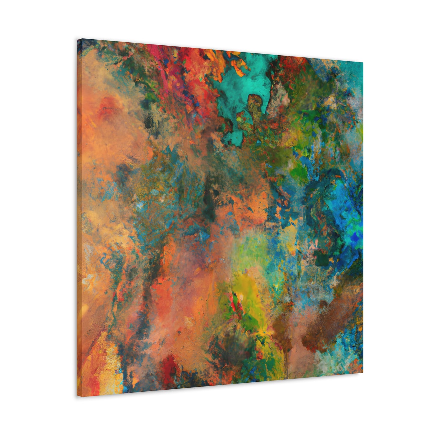 Nightswirl Reflection. - Canvas