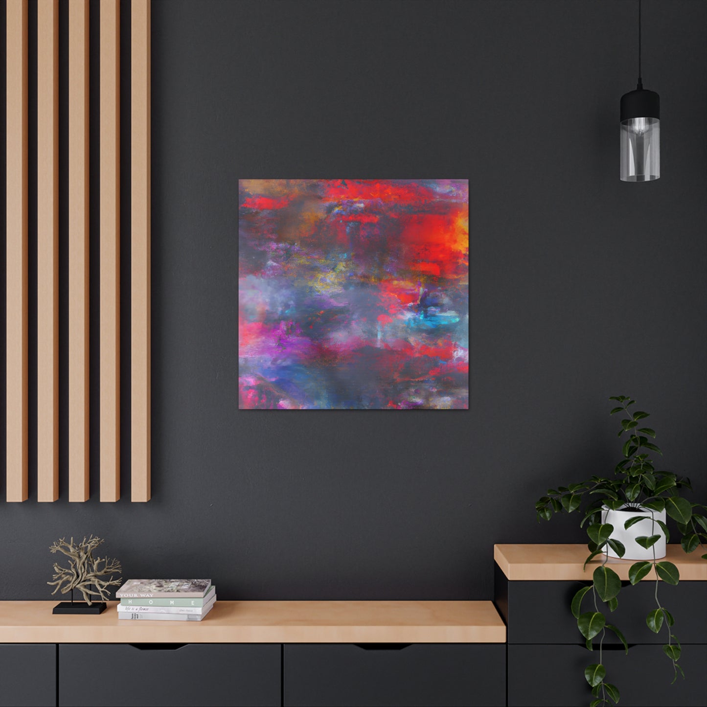 "Spectrum Cascade" - Canvas