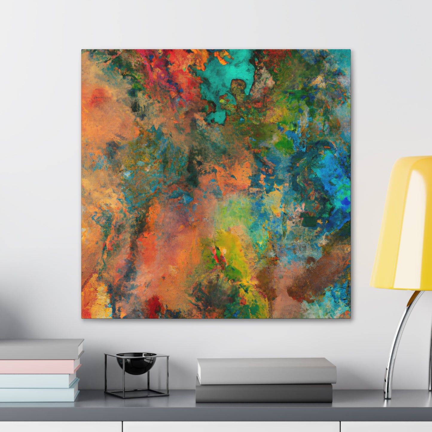 Nightswirl Reflection. - Canvas