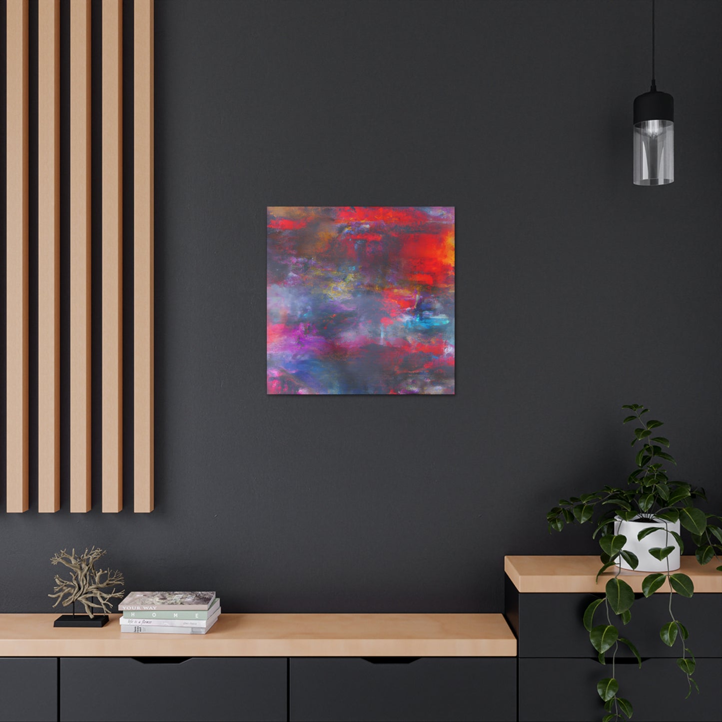 "Spectrum Cascade" - Canvas