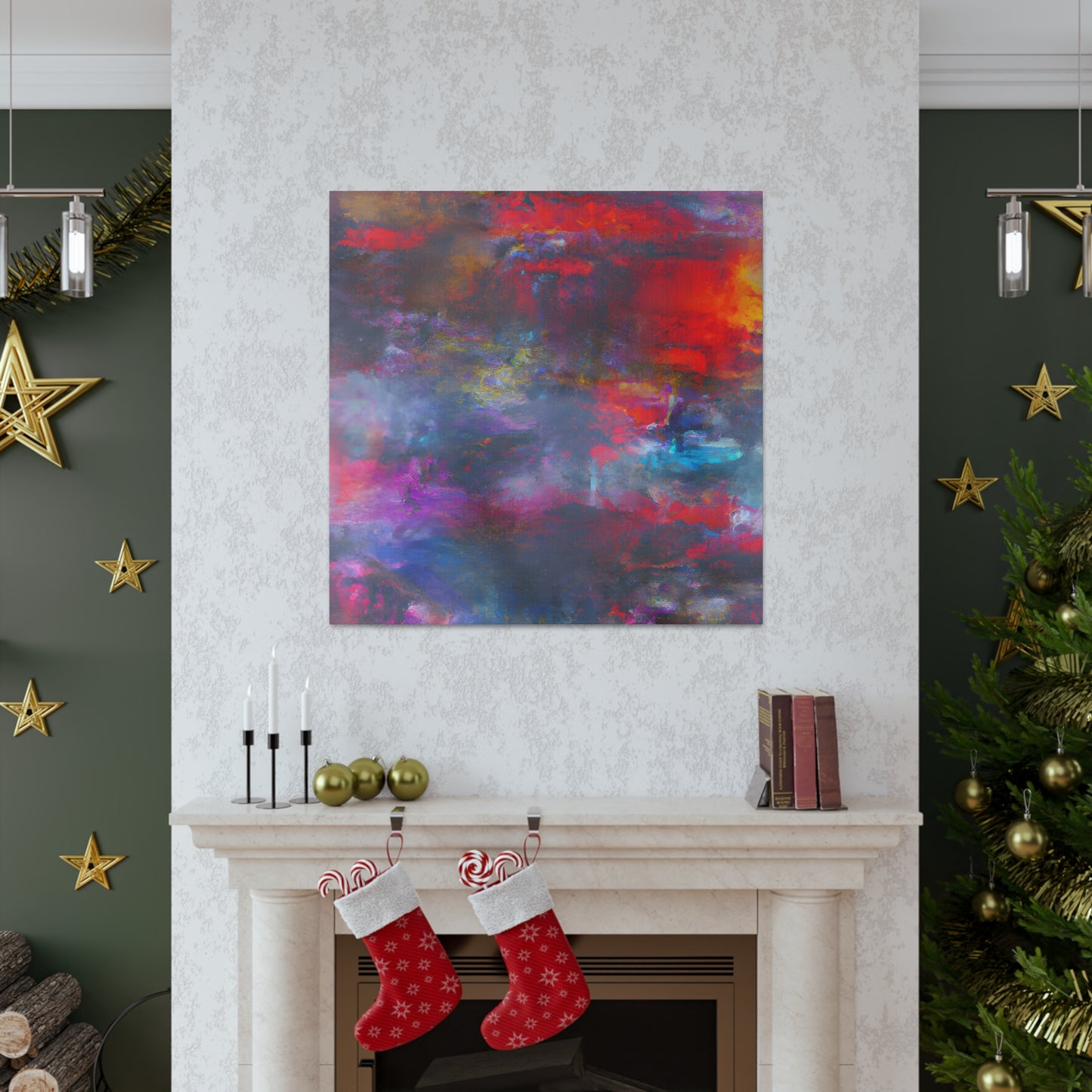 "Spectrum Cascade" - Canvas