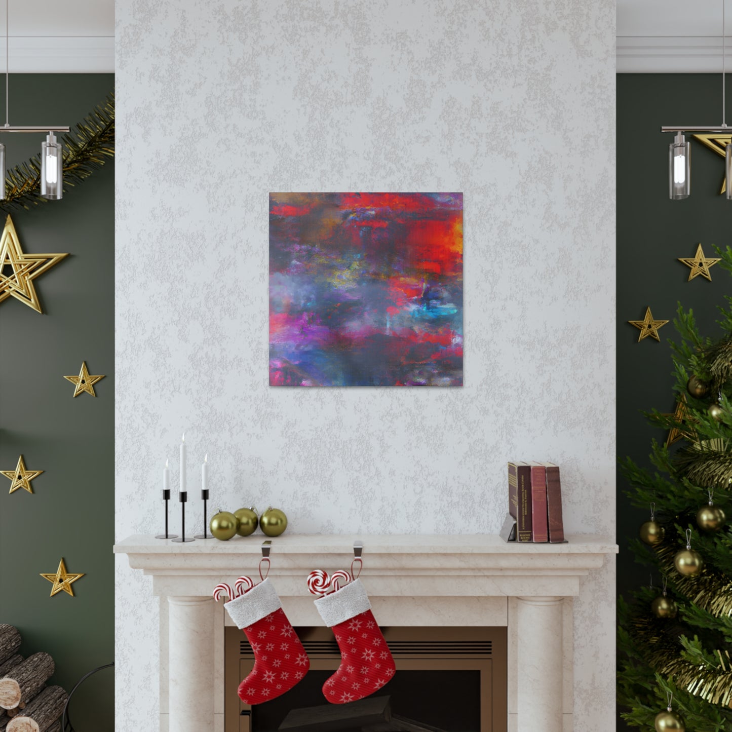 "Spectrum Cascade" - Canvas