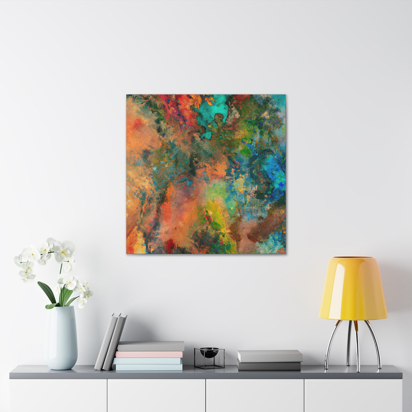 Nightswirl Reflection. - Canvas