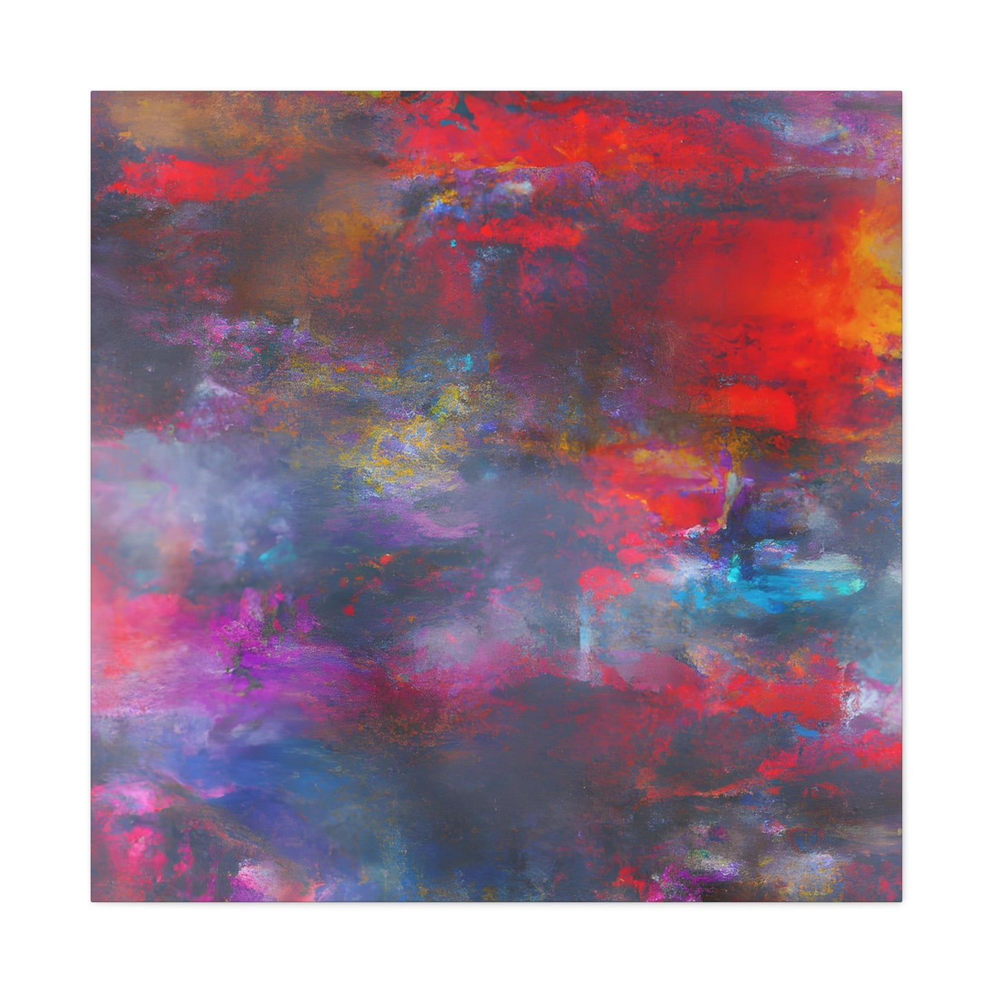 "Spectrum Cascade" - Canvas