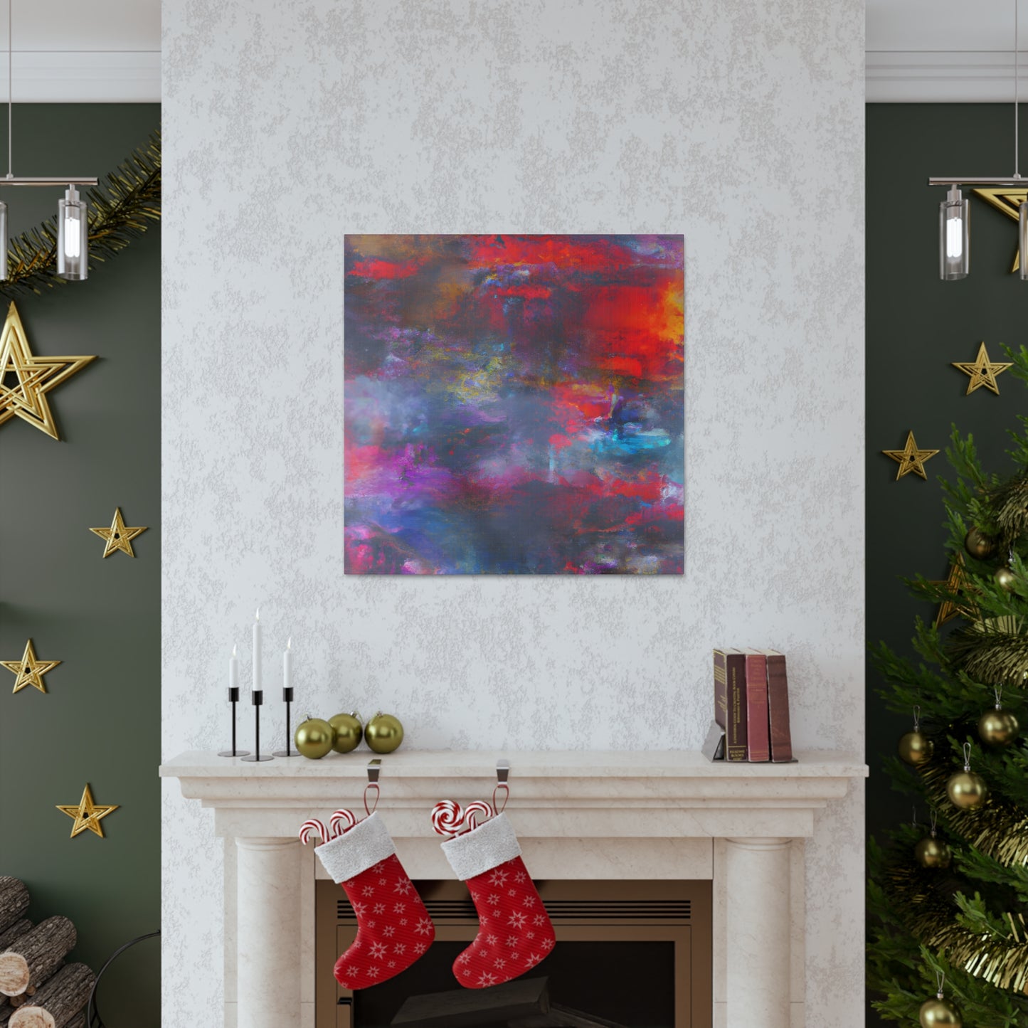 "Spectrum Cascade" - Canvas